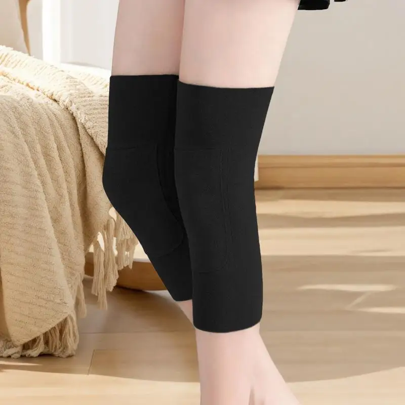 Winter Knee Warmers – Elastic Thermal Knee Brace for Cycling & Outdoors - close-up detail