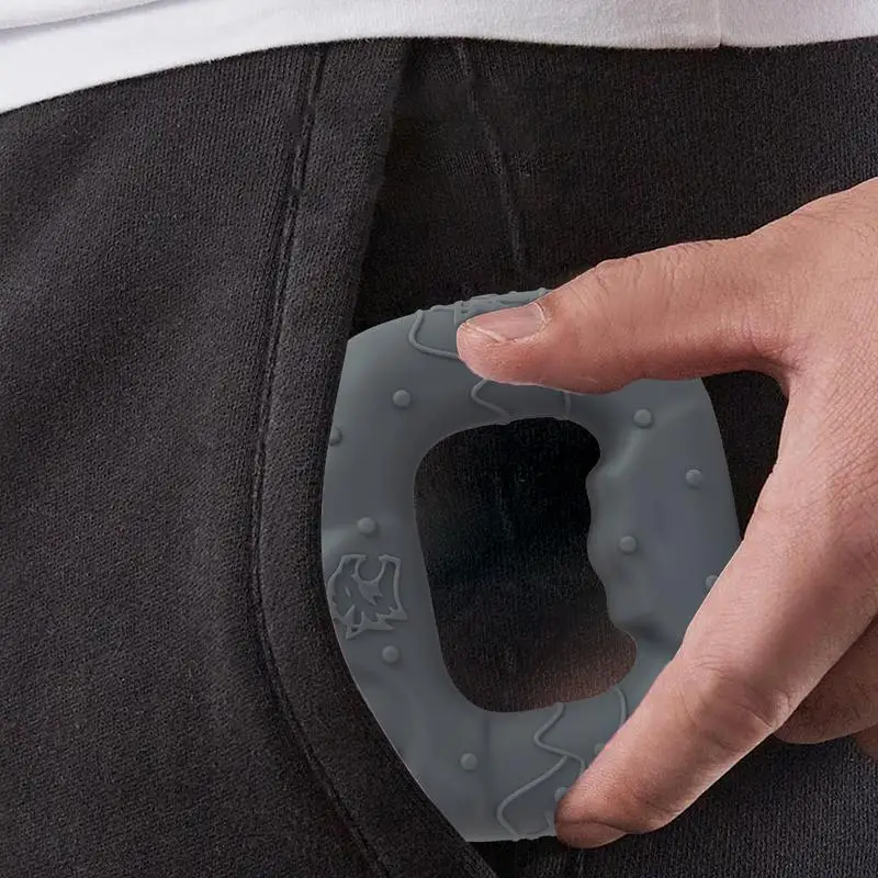 Silicone Finger Trainer – Grip & Finger Strength Exerciser - in use