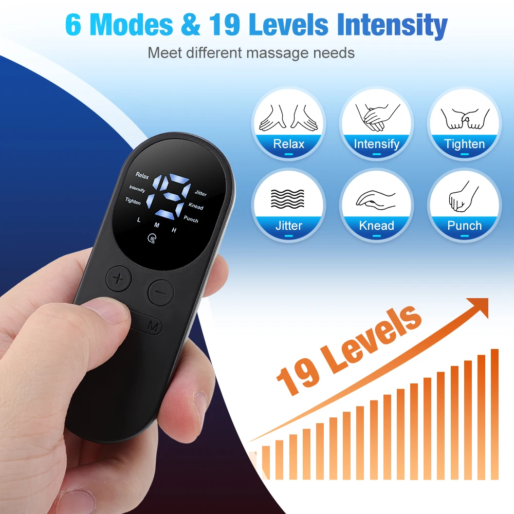 Wireless Heating Muscle Stimulator Electric Cervical Neck Massager Low Frequency 6 - color options