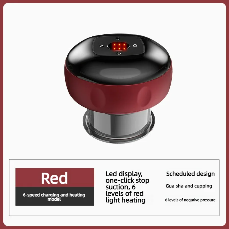Electric Cupping & Gua Sha Device – Vacuum Suction with Heat Therapy - size and dimensions