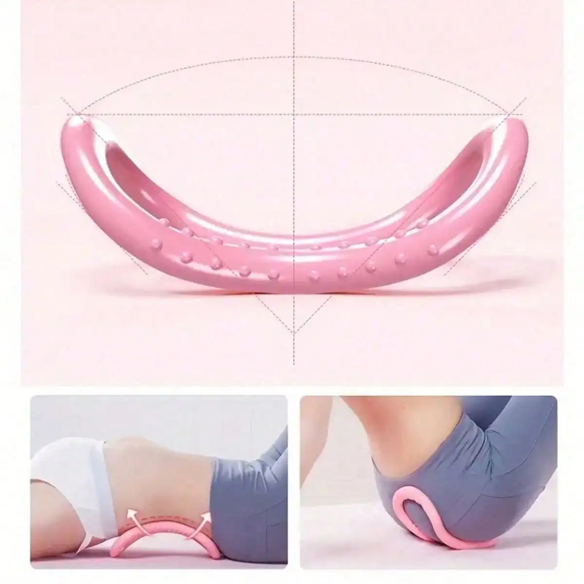 1pc Massage Yoga Ring Pilates Stretch for Shoulder Opening Neck Relief - close-up detail
