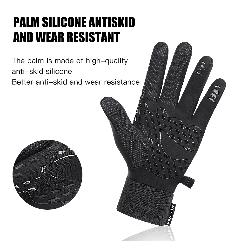 Touchscreen Winter Cycling Gloves – Windproof, Non-Slip Winter Sports Gloves - color options