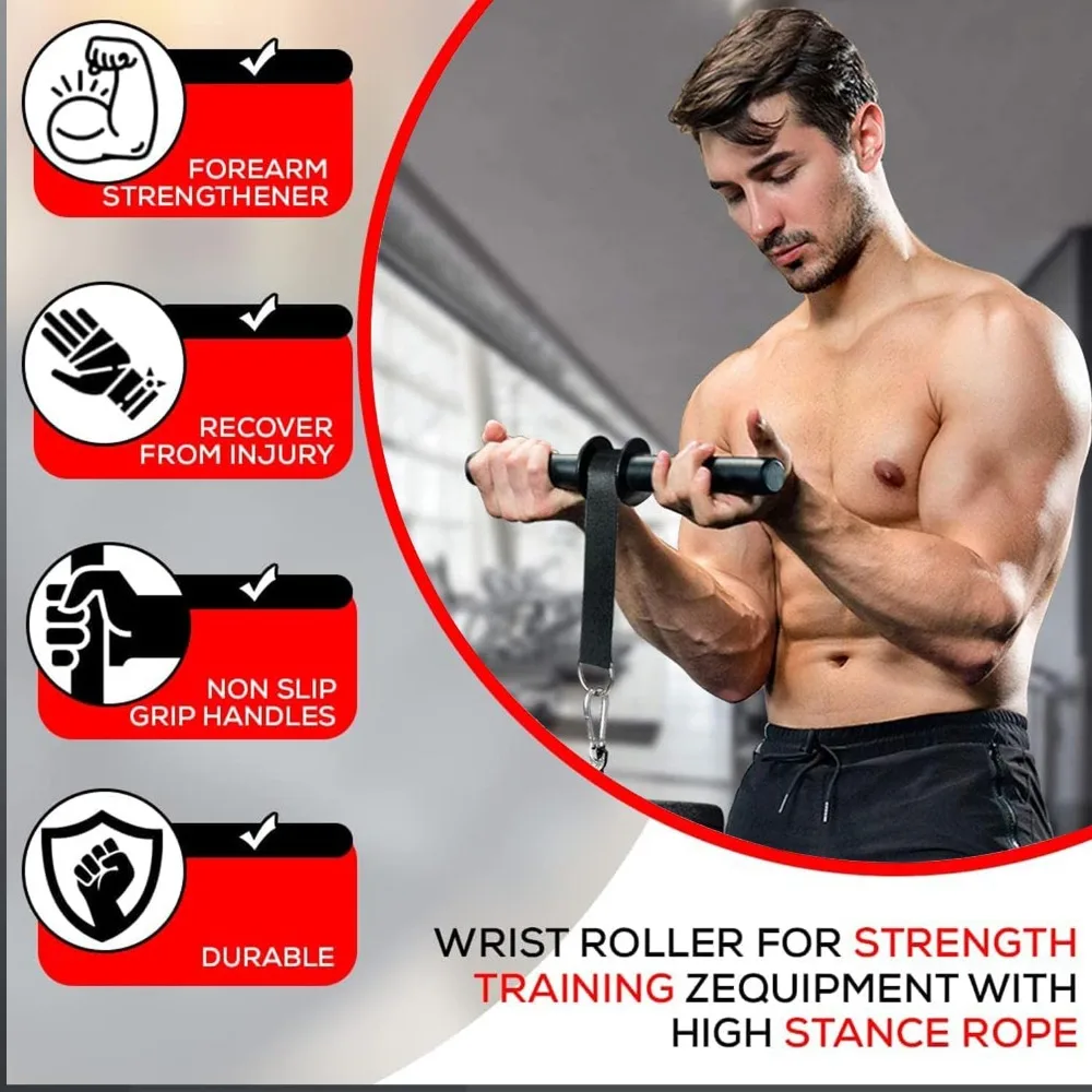 Forearm Blaster Wrist Roller – Anti-Slip Grip & Forearm Strength Trainer - color options
