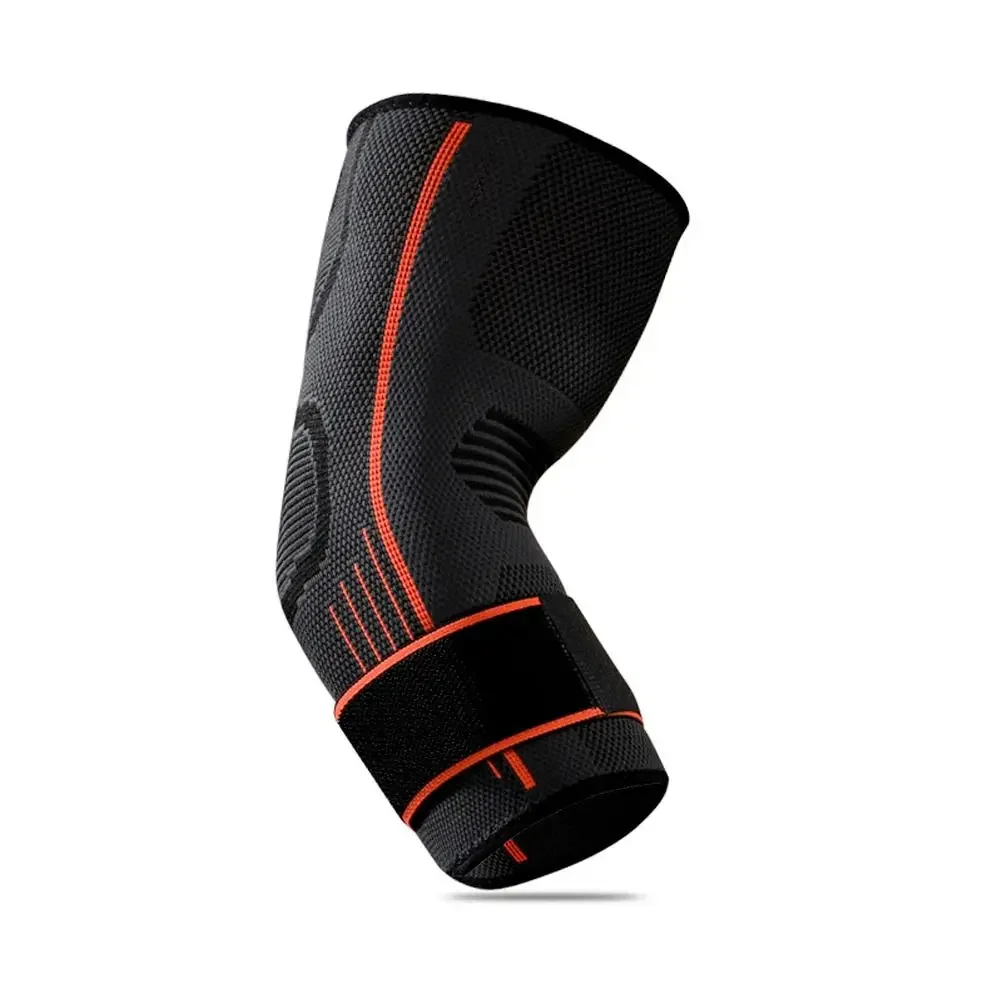 Durable Women Men Elbow Compression Sleeve Support Brace Arm Warmers Elastic - side view