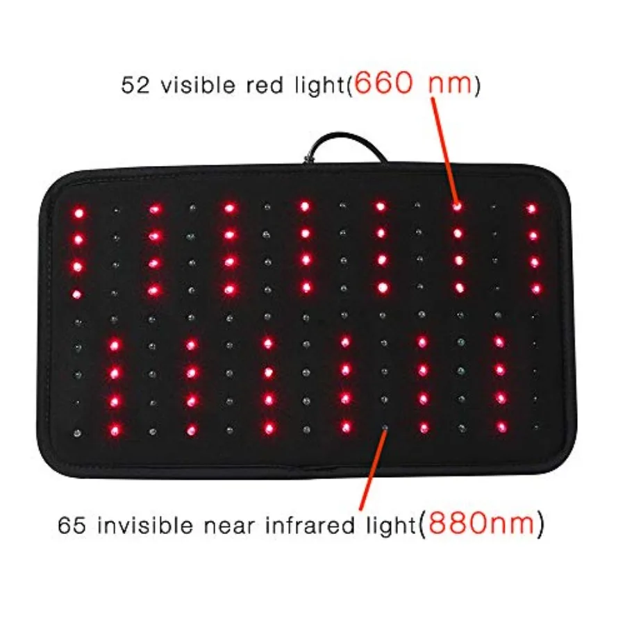 Red Light Therapy Belt – Infrared Wrap for Back, Shoulder & Joint Pain - in use