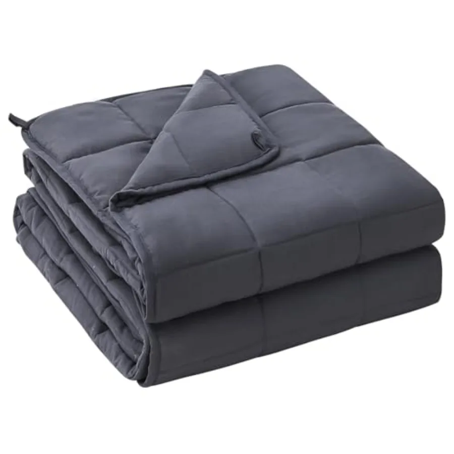Cooling Weighted Blanket 20 lbs, 60x80 – Deep Pressure Sleep Blanket - close-up detail