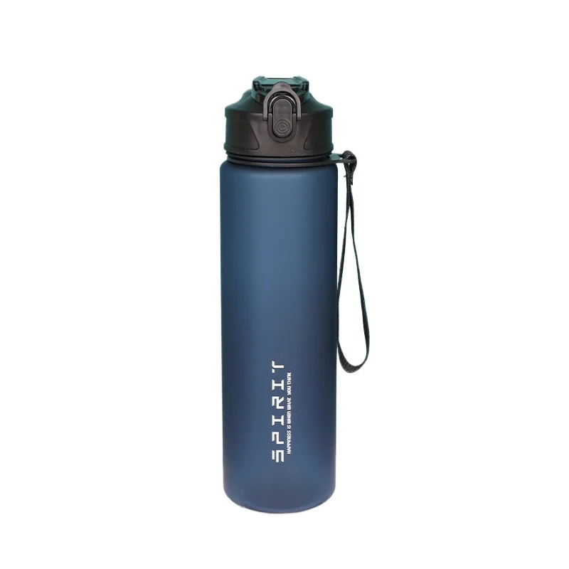 Motivational Water Bottle 750ml – Time Marker, Straw, Leak-Proof - detail view