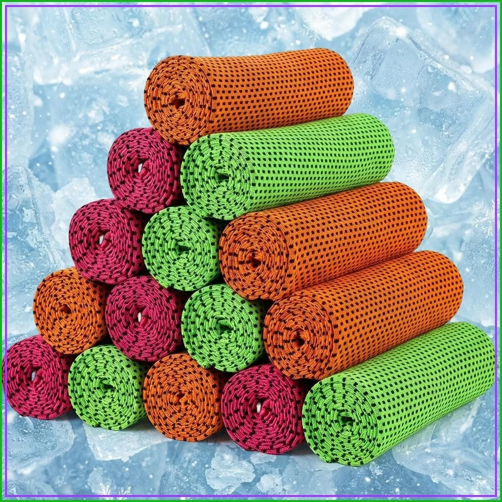 Cooling Towel 32x12in – Evaporative Microfiber Ice Towel
