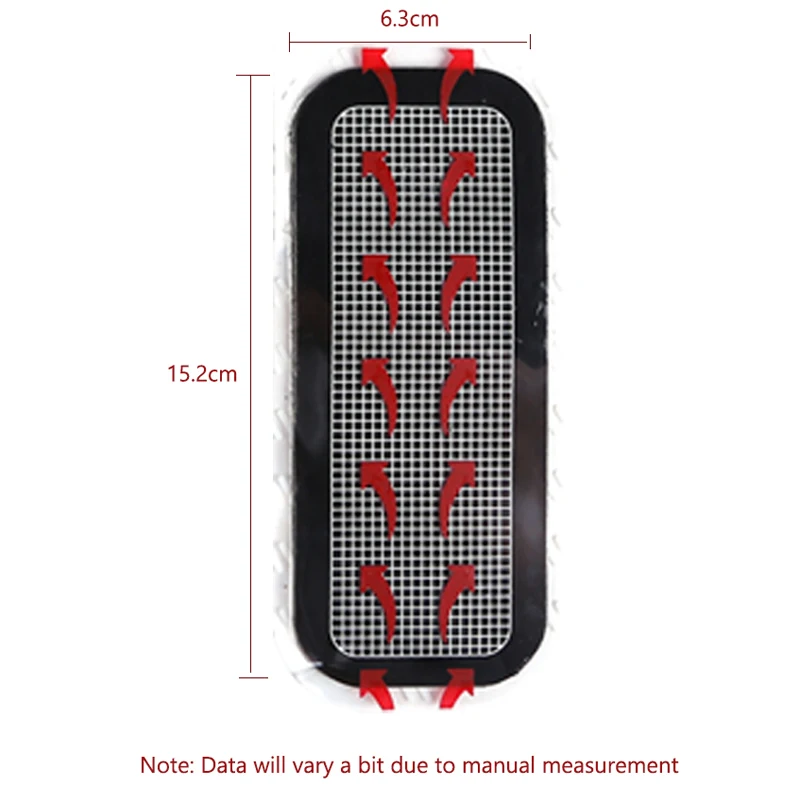 TENS Electrode Gel Pads – Replacement Sheet Pads for TENS & EMS - in use