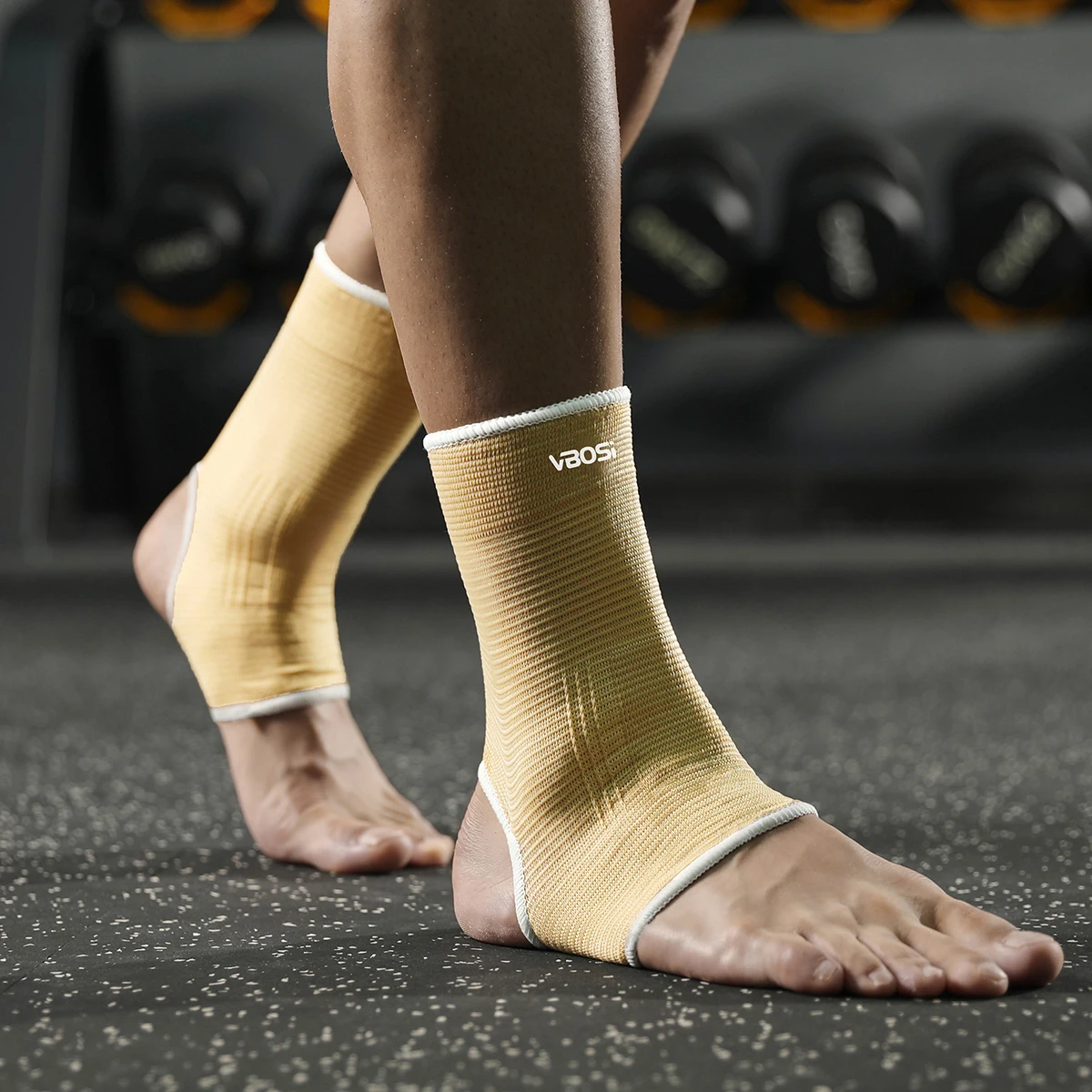 Elastic Ankle Support Sleeves – Breathable Compression Braces, 1 Pair - size and dimensions