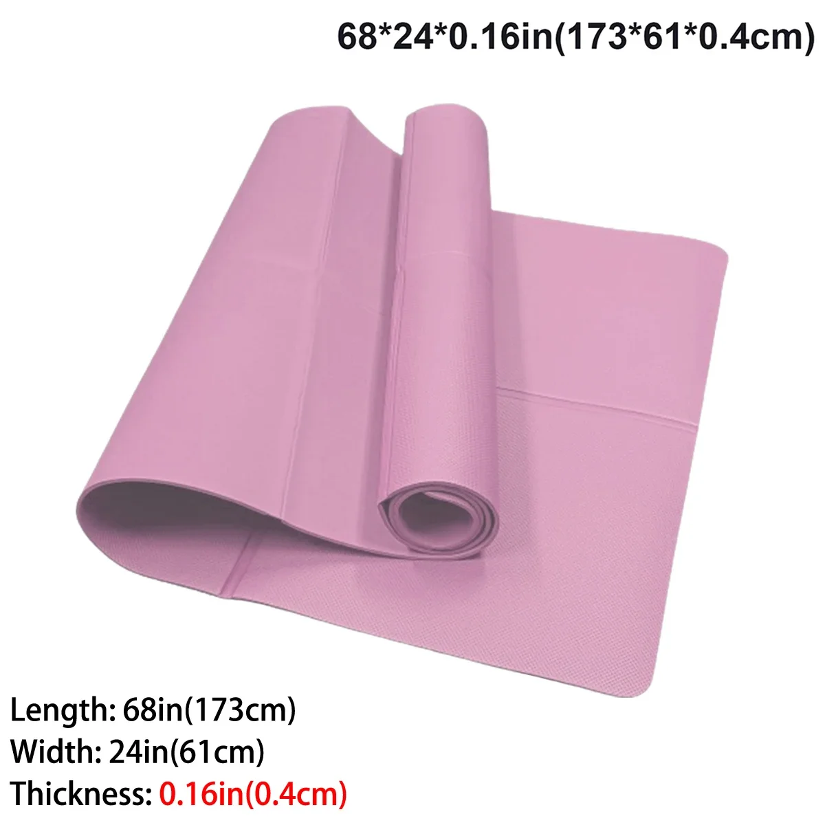 Foldable Yoga Mat Eco Friendly EVA Folding Travel Fitness Exercise 3mm - view 20