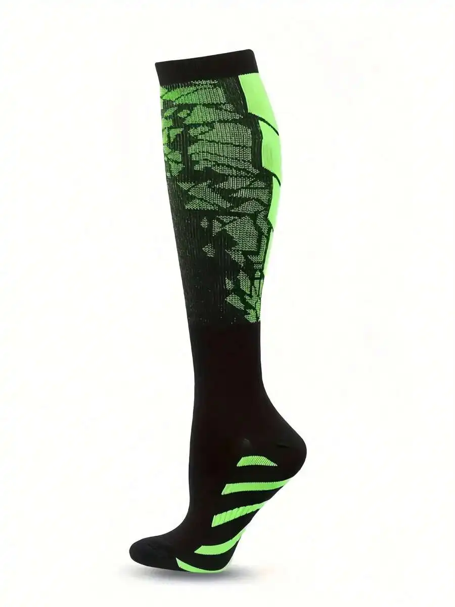 Knee-High Compression Socks – Breathable Moisture-Wicking Sports Socks - size and dimensions