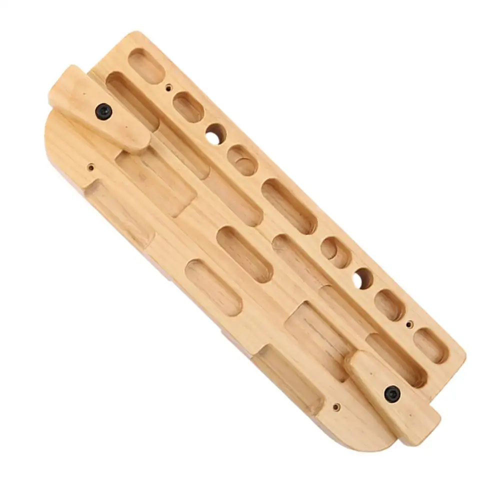 Wooden Climbing Hangboard – Non-Slip Fingerboard Grip Strength Trainer - packaging