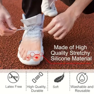 Silicone Toe Separators 2-Pack – Gel Bunion Spacers