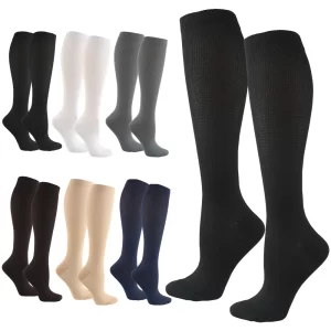 Graduated Compression Socks - Support for Varicose Veins, Travel & Running