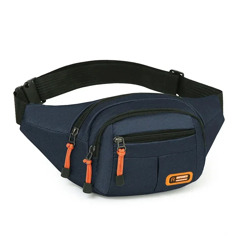 Waterproof Oxford Waist Bag – Large-Capacity Running & Cycling Fanny Pack - side view