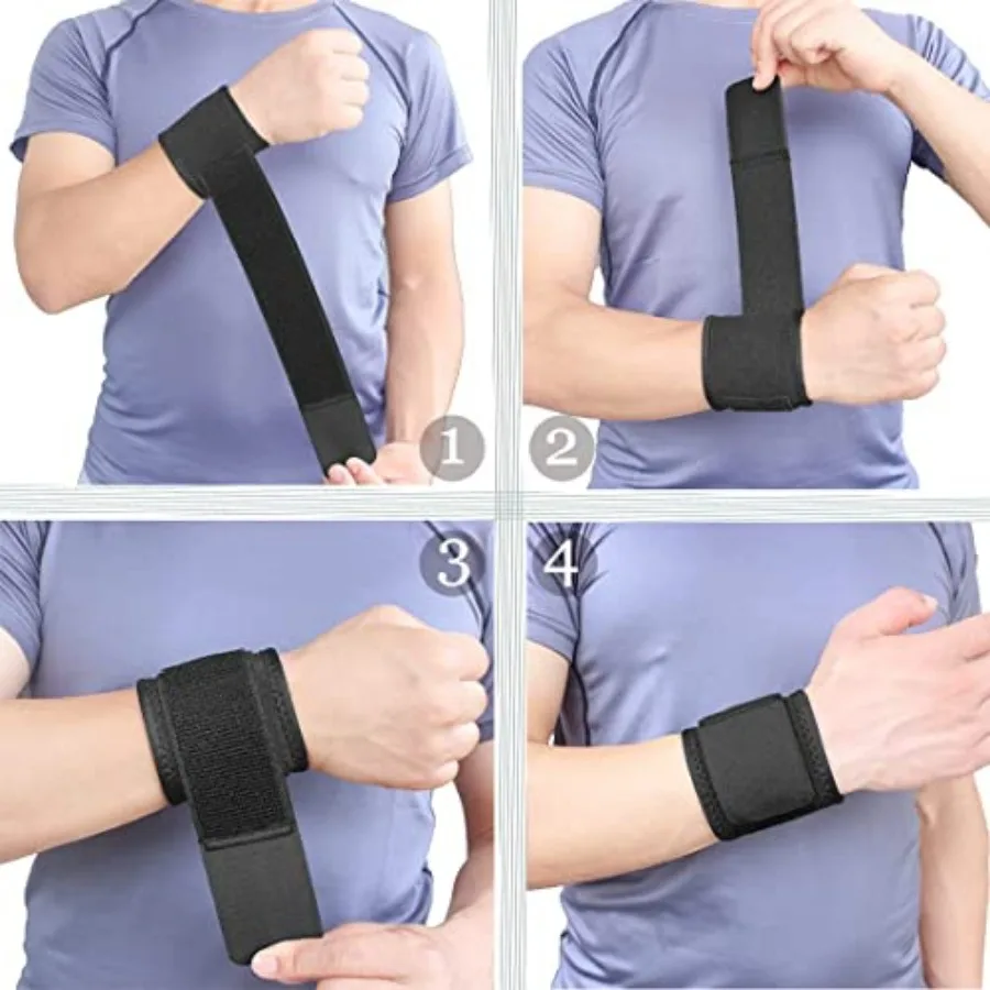 Wrist Brace 2-Pack – Adjustable Wrist Support for Carpal Tunnel - alternate view