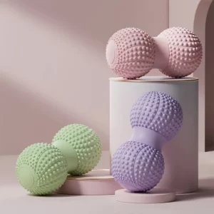 Peanut Massage Ball 6.5cm – TPE Spiky Back & Foot Roller