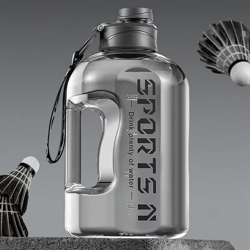 Large Water Bottle 1.7L & 2.7L – BPA-Free Gym & Camping Jug - view 12