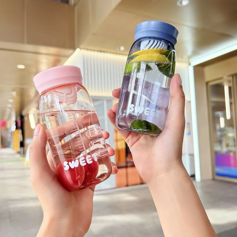 Mini Graduated Water Cup – Heat-Resistant Portable Pocket Bottle