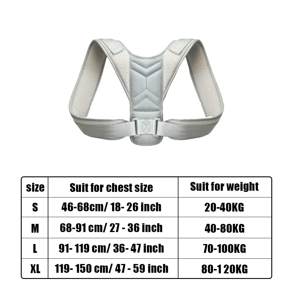 Adjustable Posture Corrector – Neck, Shoulder & Back Support Brace - color options