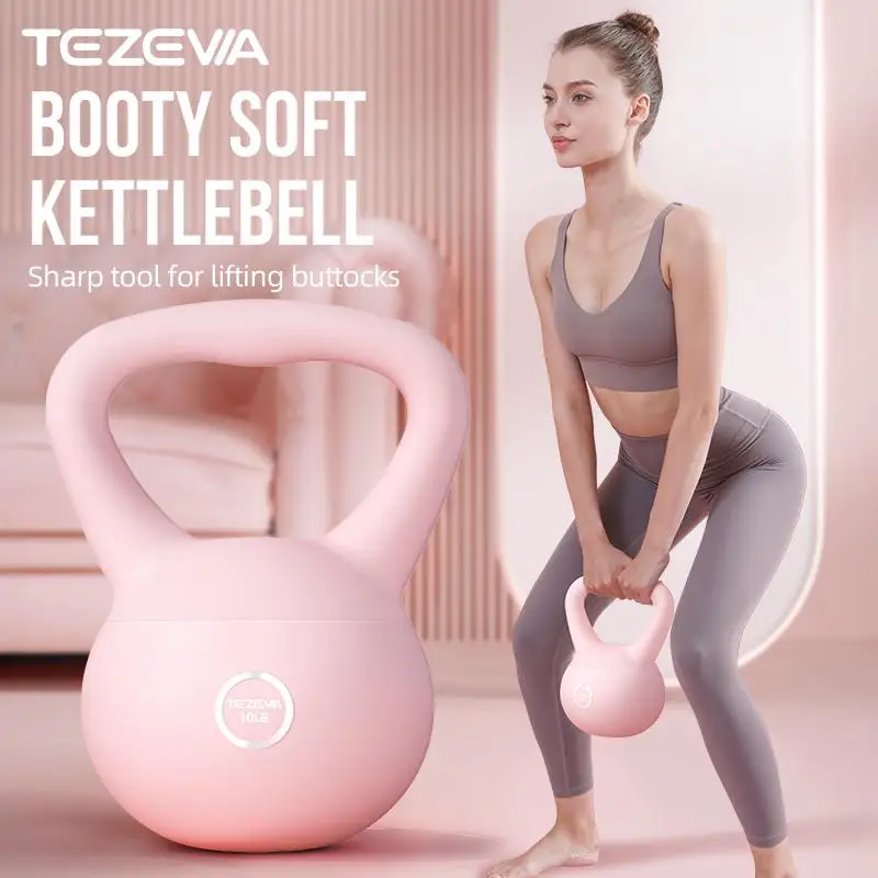 Soft Kettlebell with Handle – Sand-Filled Kettlebell for Home Training