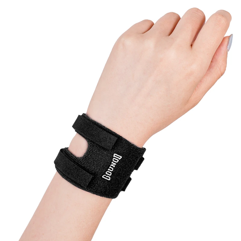 Weightlifting Wrist Wraps - Gym Wrist Support Straps for Pressing & Overhead Work - detail view
