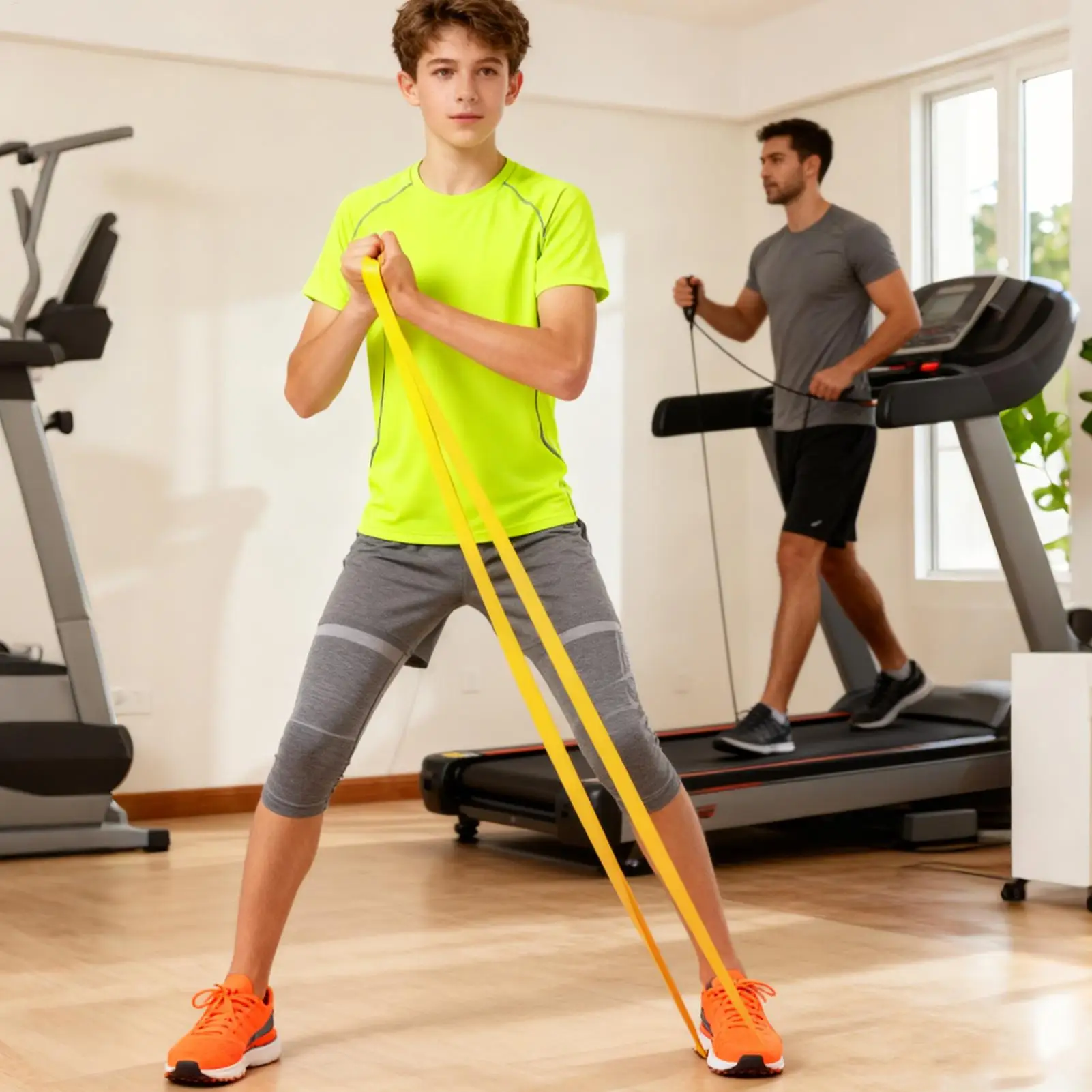 Elastic Workout Resistance Bands – Stretch Bands for Home Training - alternate view
