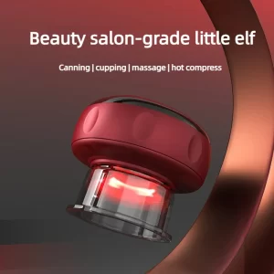 Electric Cupping & Gua Sha Device – Vacuum Suction with Heat Therapy