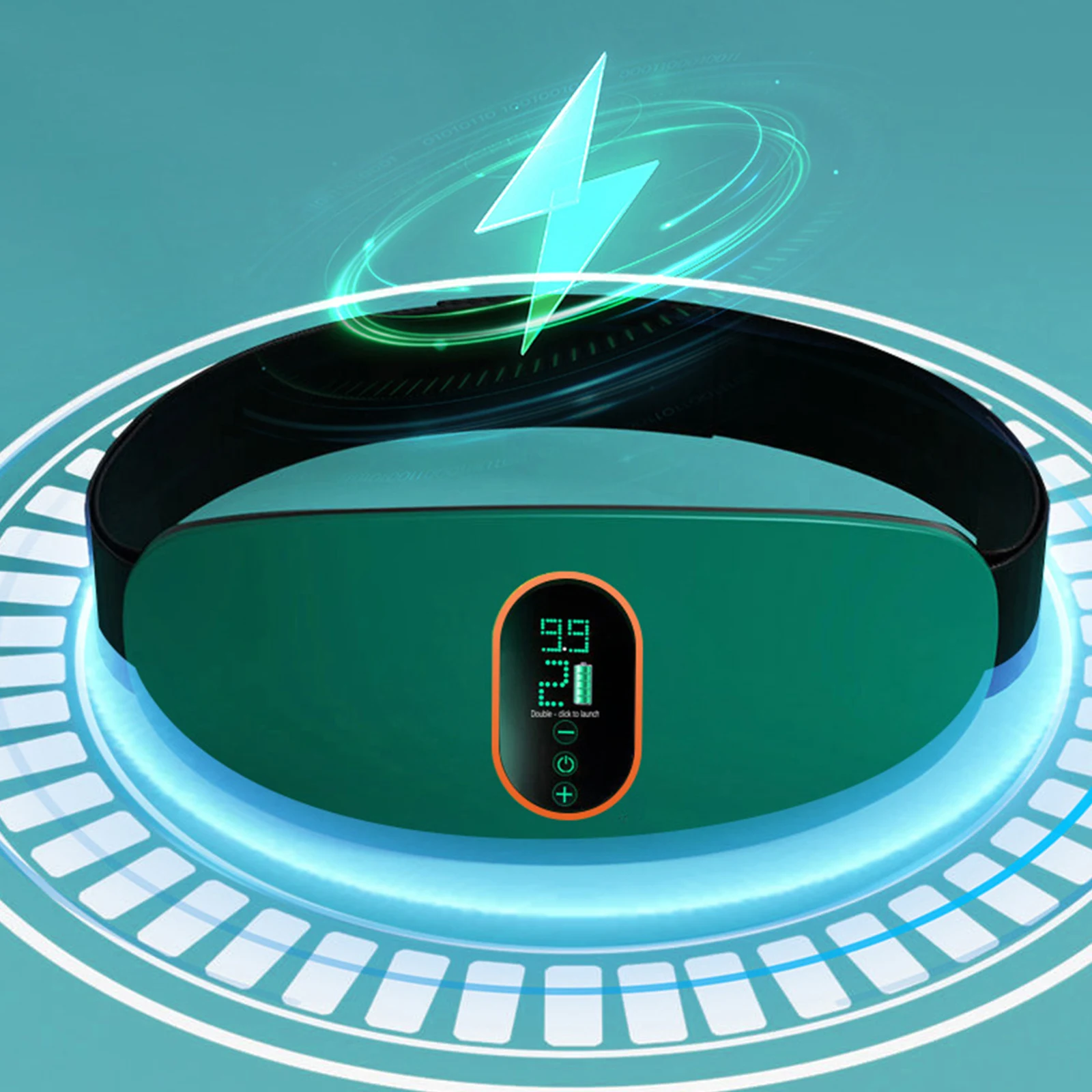 Cordless Menstrual Heating Belt - Wearable Heat & Vibration for Cramps - size and dimensions