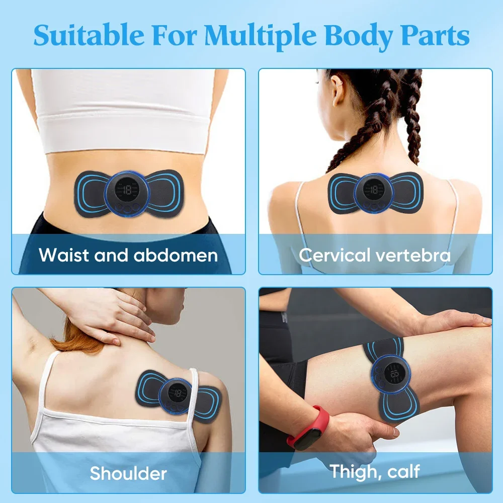 Electric Neck Massager – EMS Muscle Stimulator for Neck & Shoulders - color options