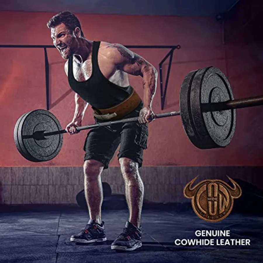 Leather Weight Lifting Belt 10mm – IPL & USPA Approved Powerlifting Belt - color options