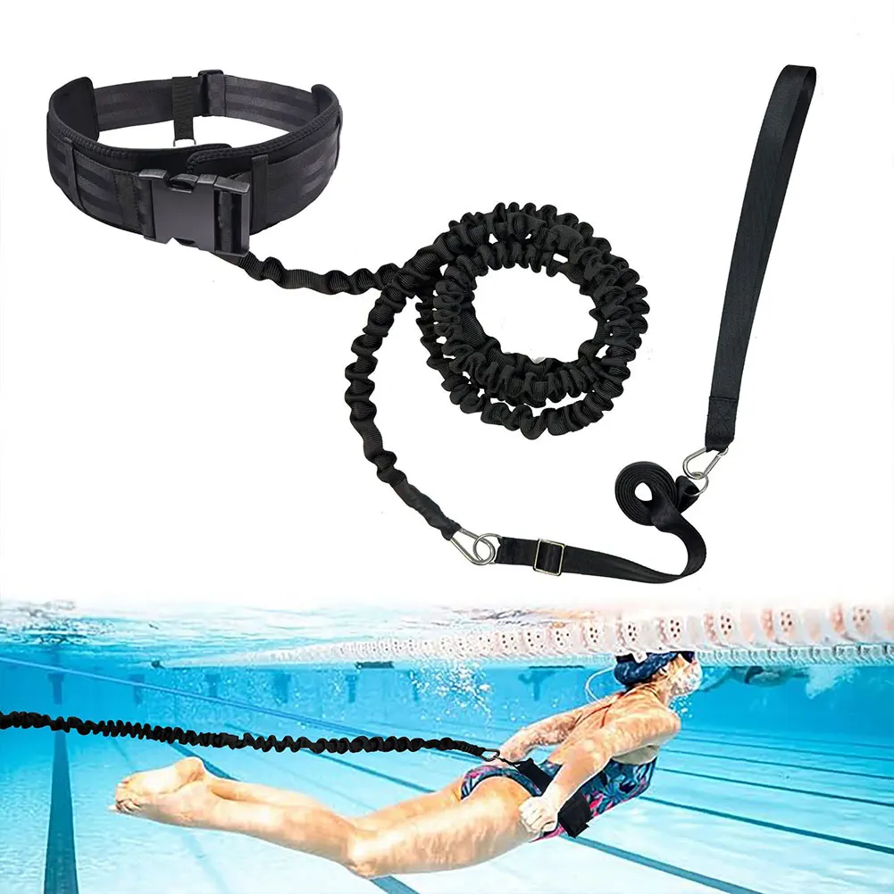 Swim Tether Resistance Belt – Stationary Swim Trainer for Small Pools - close-up detail