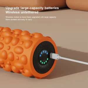 Electric Vibrating Foam Roller – Rechargeable 5-Speed Deep Tissue Muscle Roller