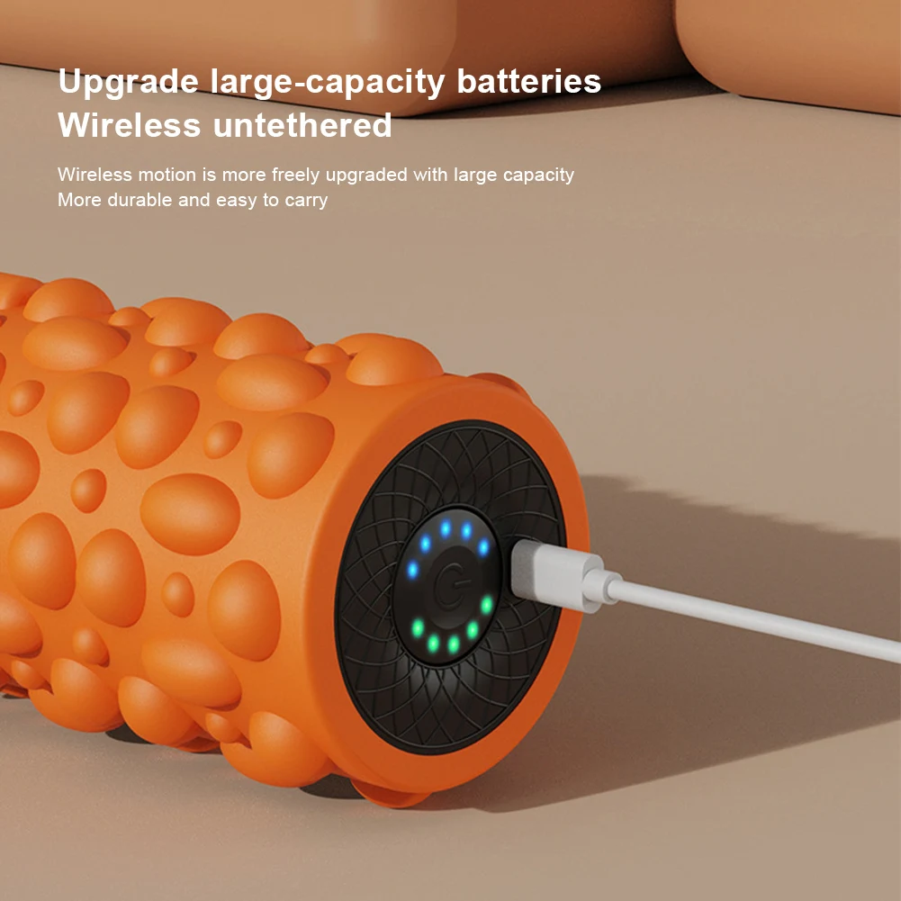 Electric Vibrating Foam Roller – Rechargeable 5-Speed Deep Tissue Muscle Roller