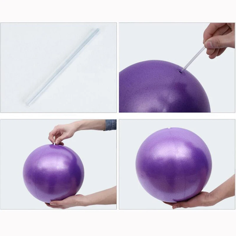 Mini Yoga Ball 25cm – Anti-Burst PVC Pilates & Core Ball - color options