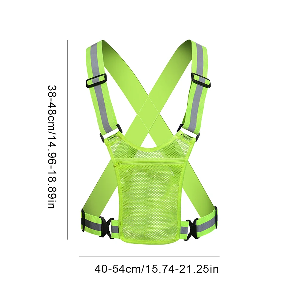 Reflective Bands & Vest Set – High-Visibility Straps for Night Running - view 12