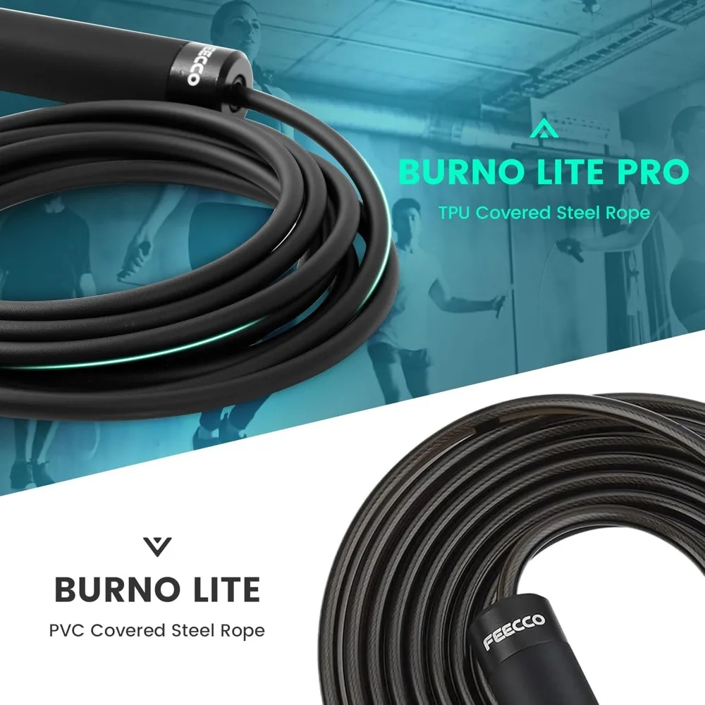 Weighted Jump Rope 1/2 lb – Adjustable Steel Cable for Boxing & Cardio - close-up detail