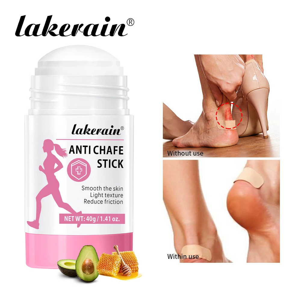Anti-Chafe Stick for Runners – Anti-Friction Balm for Thighs, Heels & Arms - close-up detail