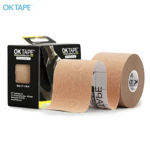 Kinesiology Tape 5cm x 5m – Waterproof Elastic Athletic Tape, Latex Free