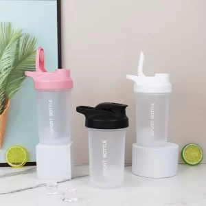 Protein Shaker Bottle 300ml – Leak-Proof Gym Mixing Cup