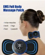 Electric Neck Massage Pads – Shoulder & Neck Relief Stimulator - packaging