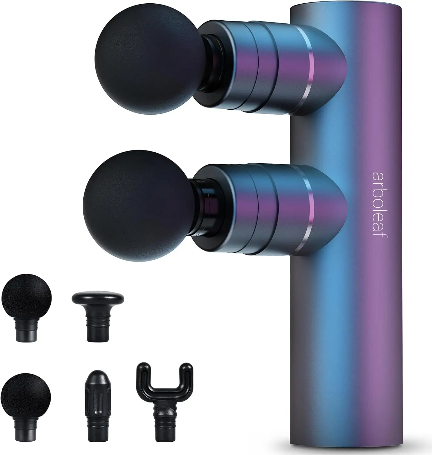 Dual-Head Massage Gun – Full-Metal Deep Tissue Percussion Massager