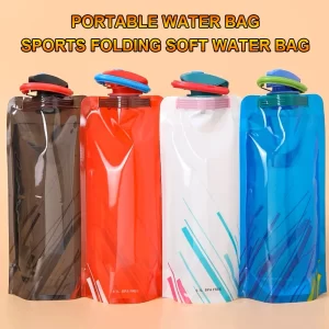 Collapsible Water Bottle 0.7L – Foldable Bag for Cycling & Hiking