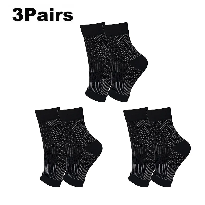 Foot Compression Sleeves – Graduated Circulation Socks for Swelling & Fatigue - view 20