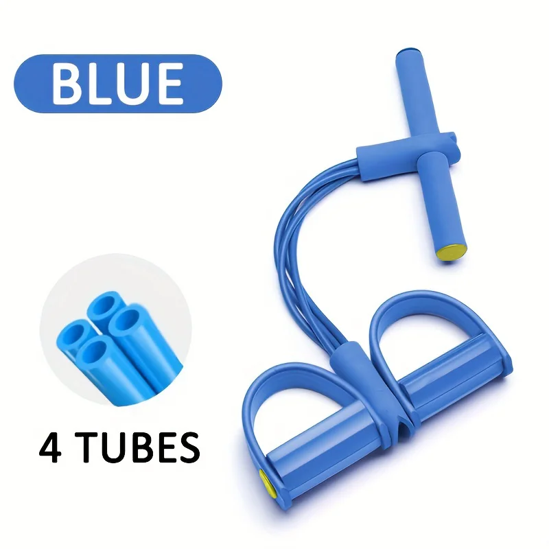 Four-Tube Pedal Resistance Band – Sit-Up & Full Body Tension Trainer - packaging
