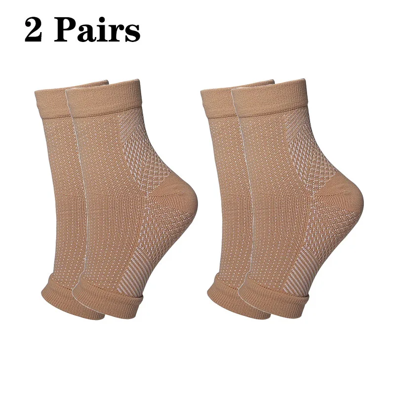 Foot Compression Sleeves – Graduated Circulation Socks for Swelling & Fatigue - view 23