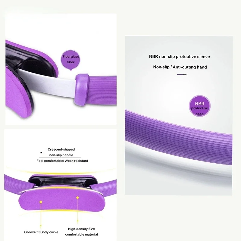 Pilates Ring – Yoga Fitness Circle for Inner Thigh, Core & Glute Training - alternate view