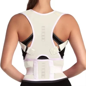 Magnetic Posture Corrector Belt – Upper & Lower Back Support