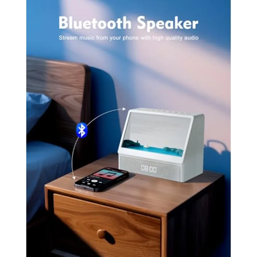Sunrise Alarm Clock with Sound Machine – Wake-Up Light & Sleep Sounds - size and dimensions